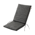 Mojo 45cm Charcoal Weathertex Mid-Back  Outdoor Cushion