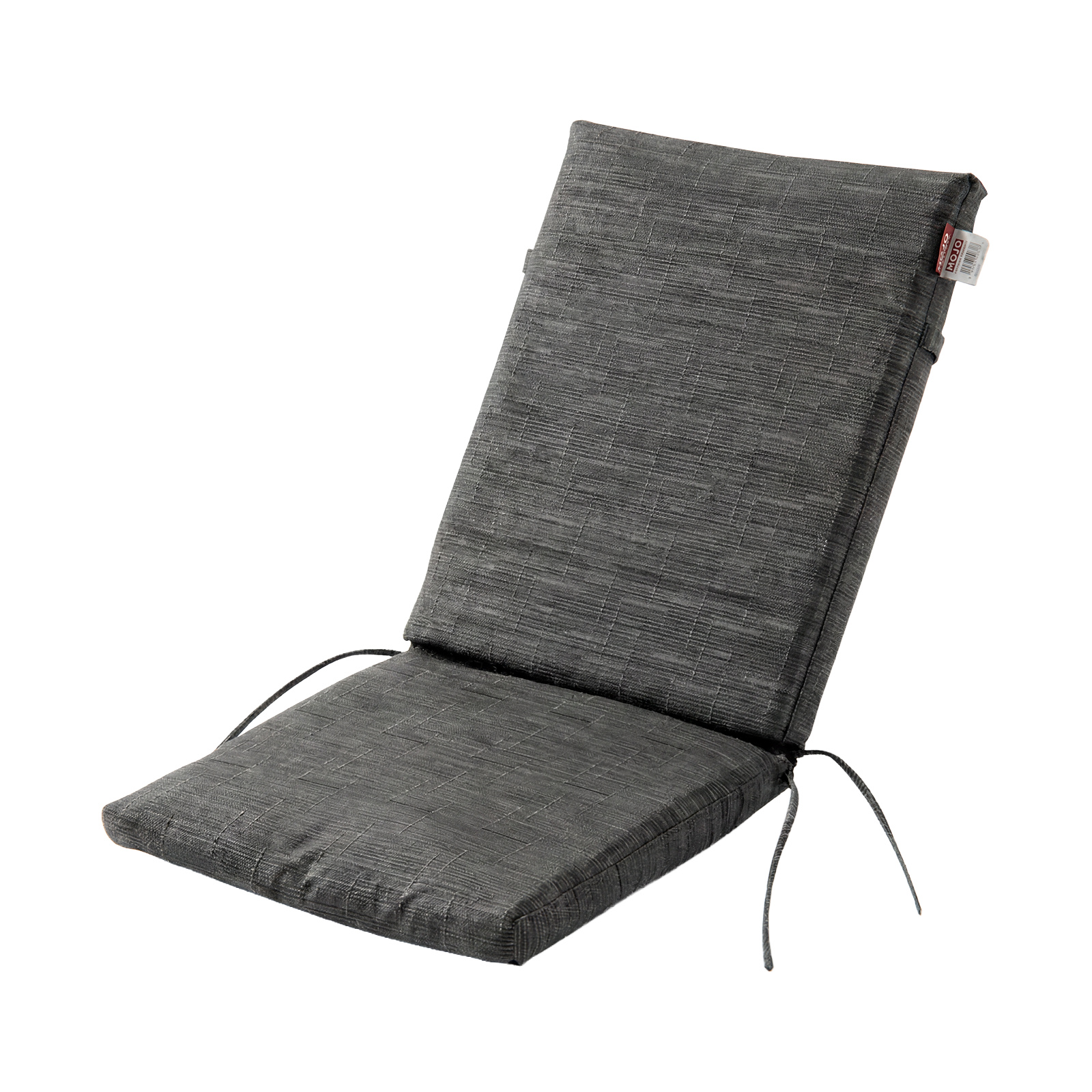 Mojo 45cm Charcoal Weathertex Mid-Back  Outdoor Cushion