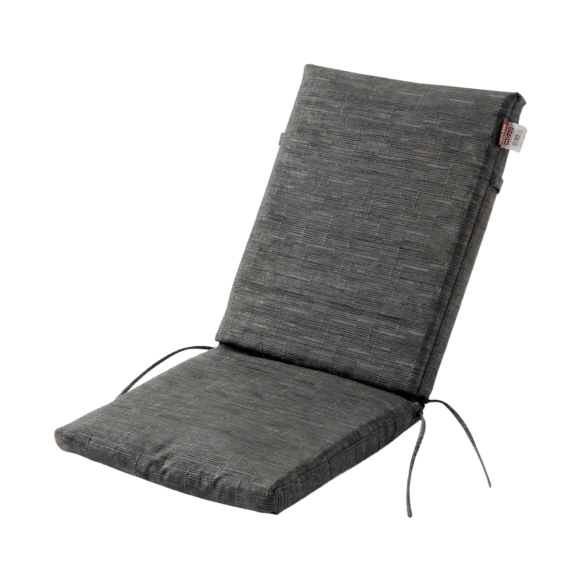 Mojo MJOC0017 Weathertex Charcoal High Back Outdoor Cushion – all-weather UV-stabilised cushion for high back outdoor chairs