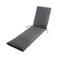 Mojo 53cm Charcoal Outdoor Sunlounge Cushion