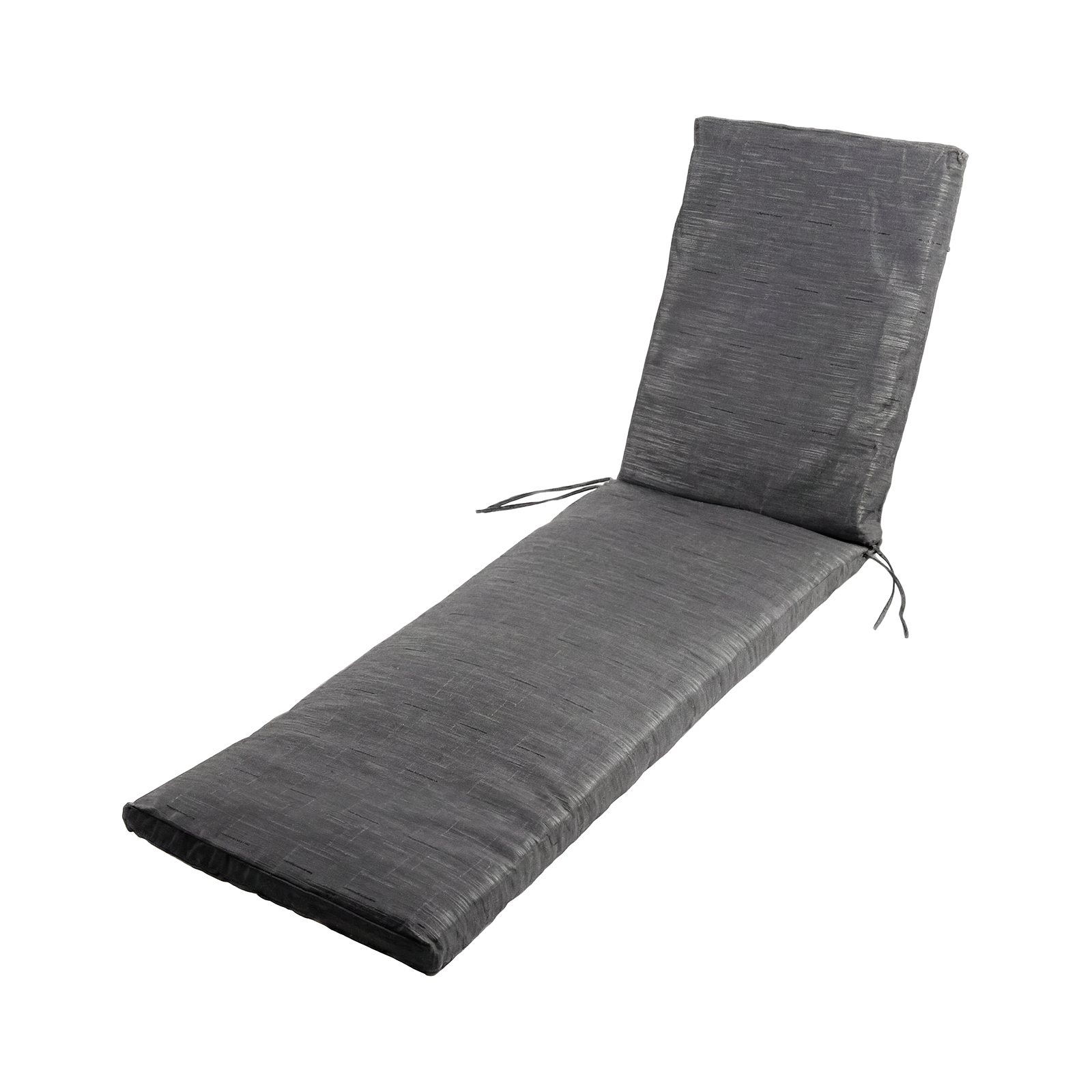 Mojo 53cm Charcoal Outdoor Sunlounge Cushion