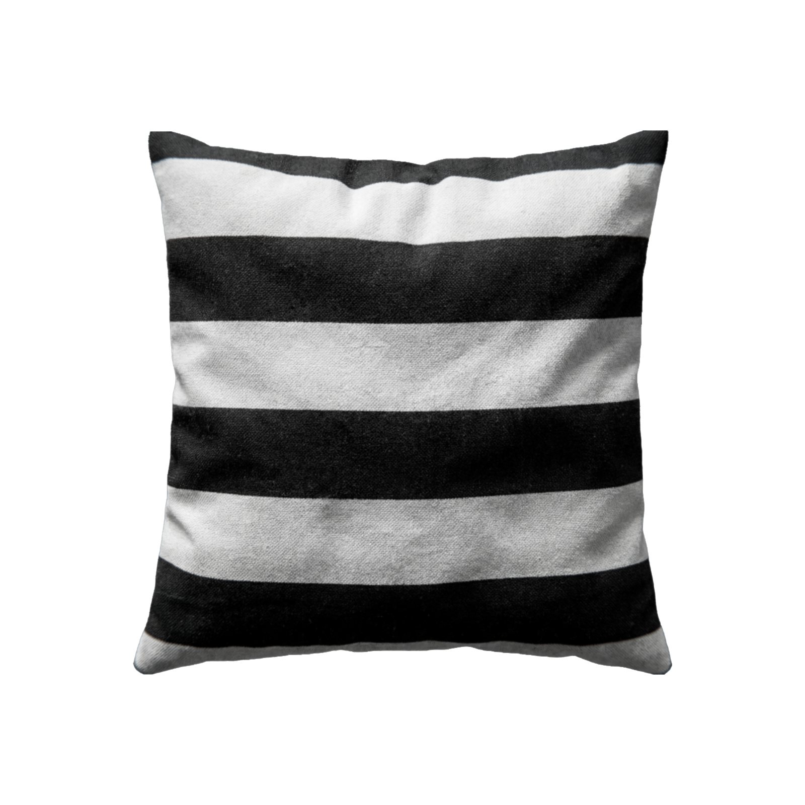 Mojo 60cm Black & White Striped Cushion Cover