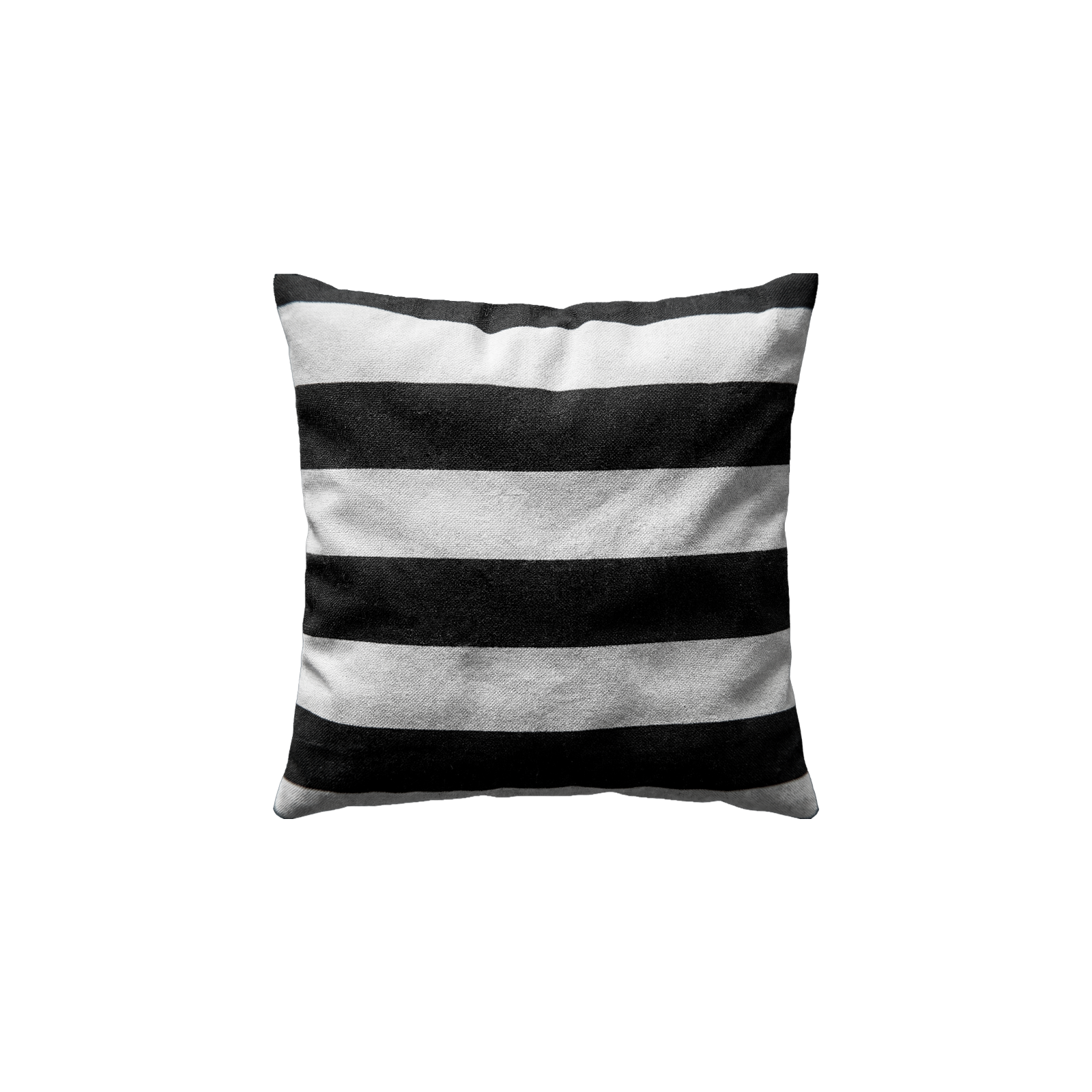Mojo 45cm Black & White Striped Cushion Cover