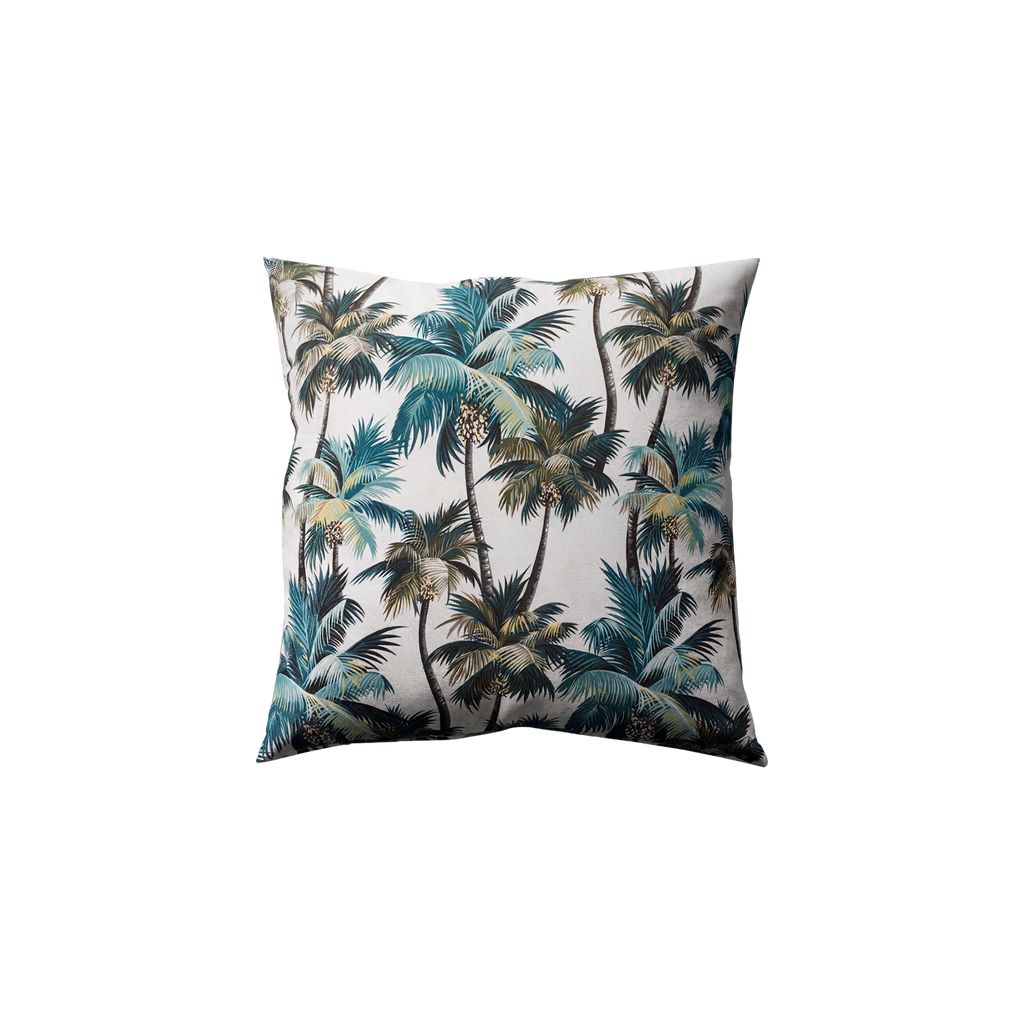 Mojo 45cm White L.A. Palm White Cushion Cover