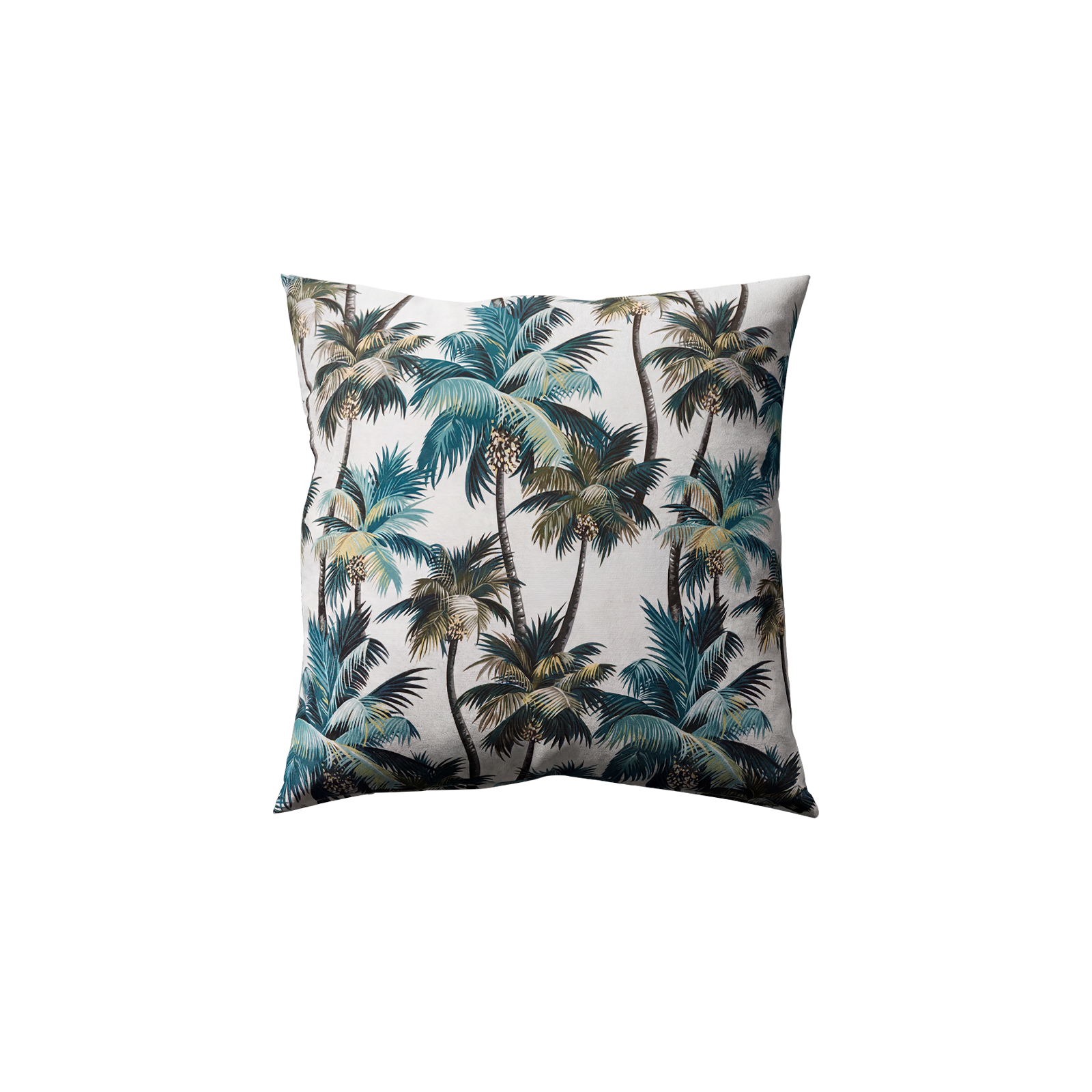 Mojo 45cm White L.A. Palm White Cushion Cover