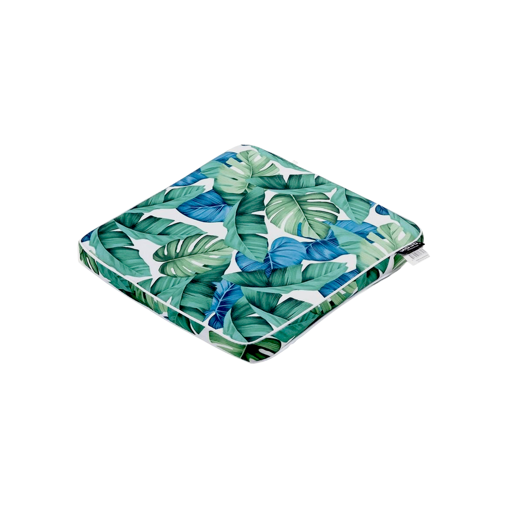 Mojo 42cm Multi/Assorted Outdoor Leaf Square Chair Cushion