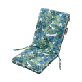 Mojo 46cm Green & White Leaf Outdoor Mid-Back  Cushion