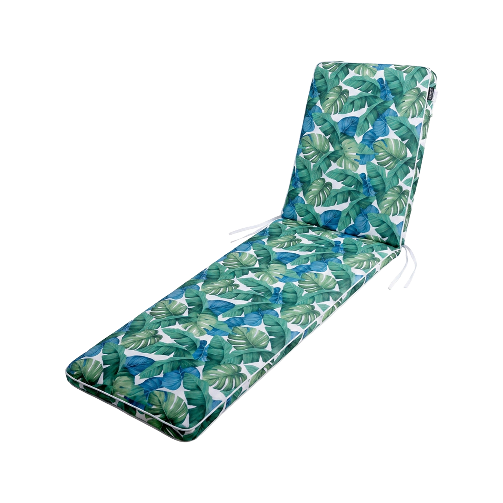 Mojo 53cm Multi/Assorted Leaf Outdoor Sunlounge Cushion