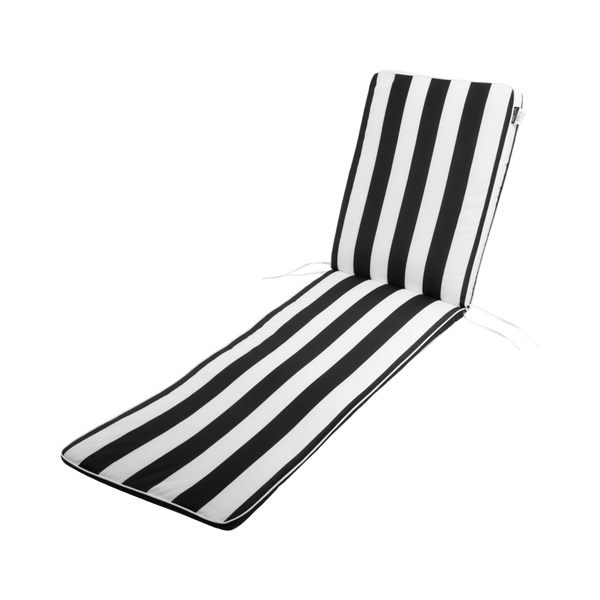 Mojo MJOC0130 St Tropez Outdoor Sunlounge Cushion – UV-resistant patterned cushion for outdoor sun loungers and daybeds