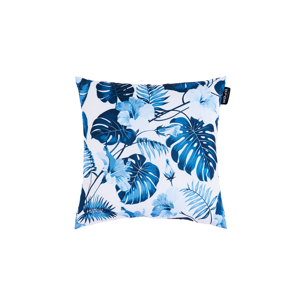 Mojo 45cm Blue Leaf Cushion Cover
