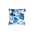 Mojo 45cm Blue Leaf Cushion Cover