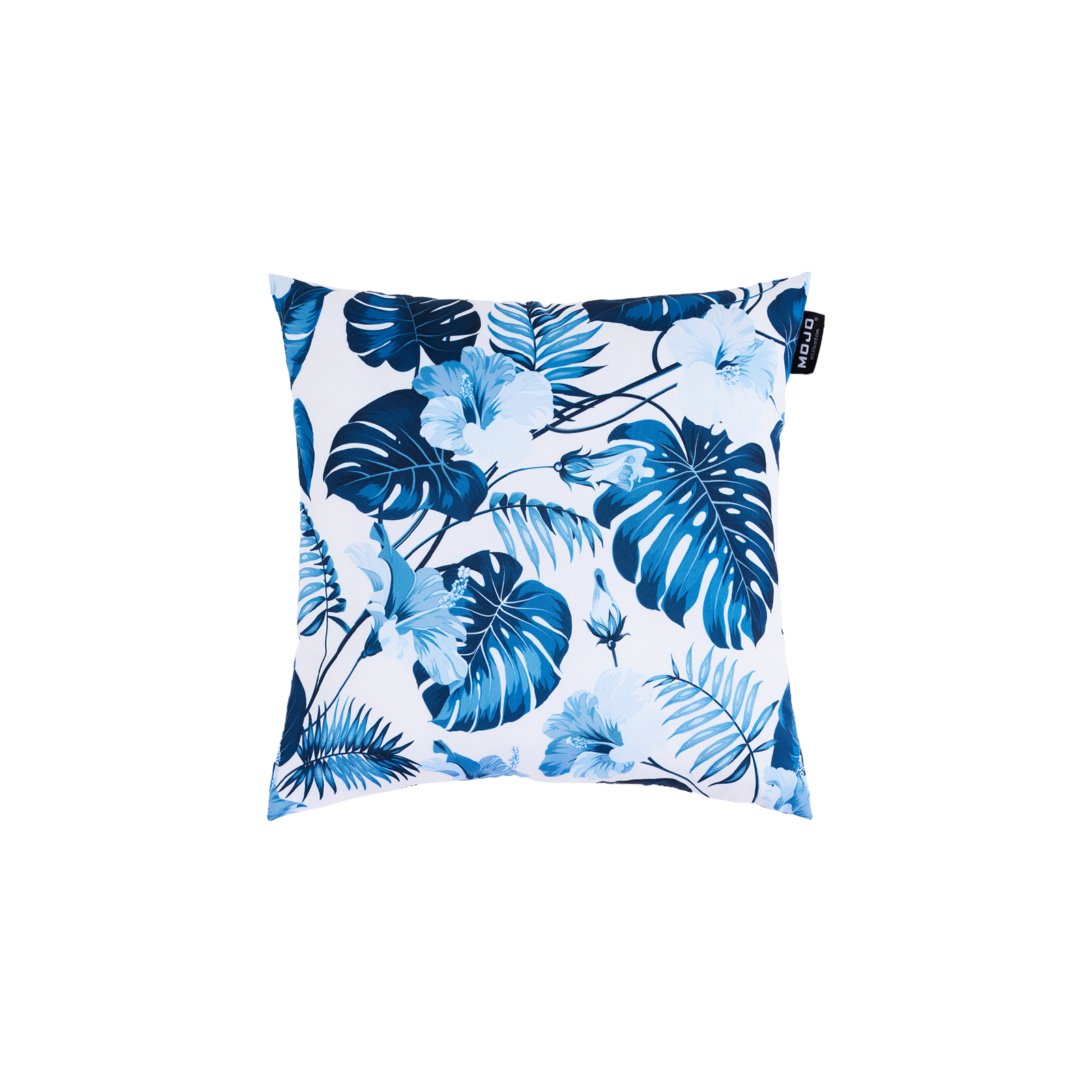 Mojo 45cm Blue Leaf Cushion Cover
