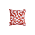 Mojo 45cm Red & White Marrakesh Terracotta Cushion Cover
