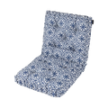 Mojo 100cm Blue and White Marrakesh Outdoor Mid-Back Cushion