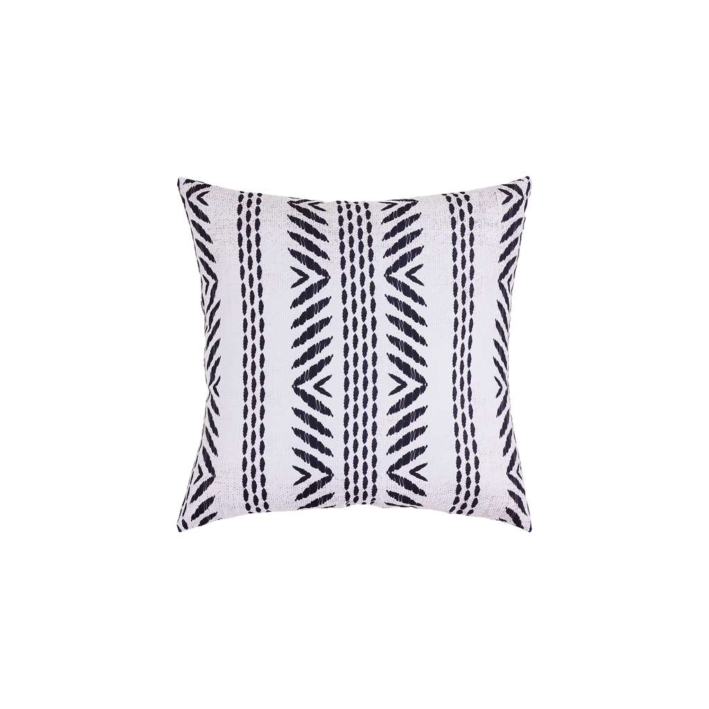 Mojo 45cm Black & White Tribal Cushion Cover
