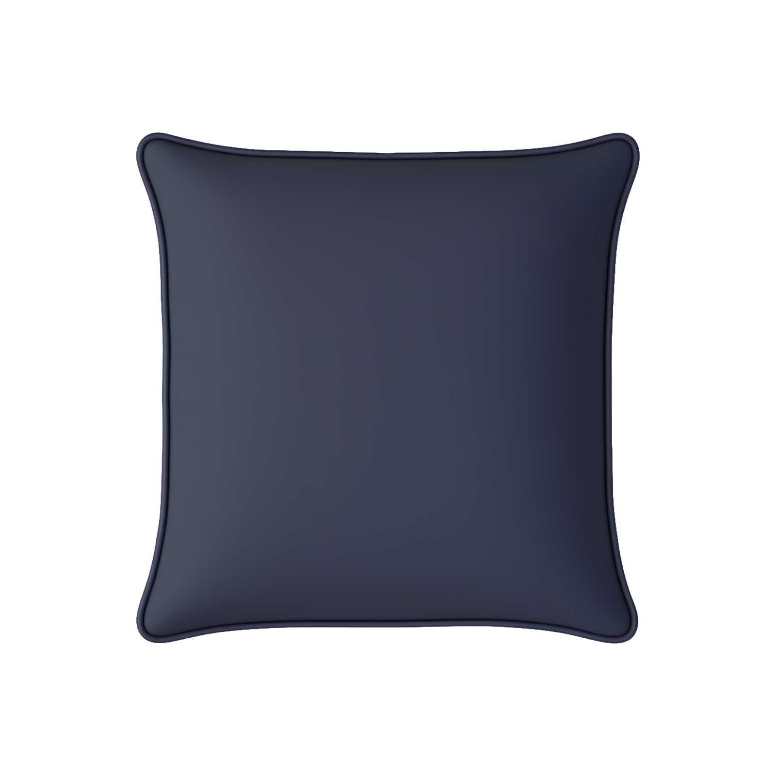 Mojo 45cm Solid Navy Cushion Cover with Pipe
