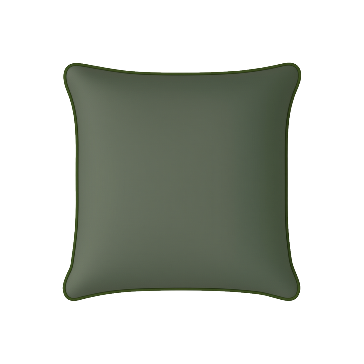Mojo 45cm Solid Green Cushion Cover with Pipe