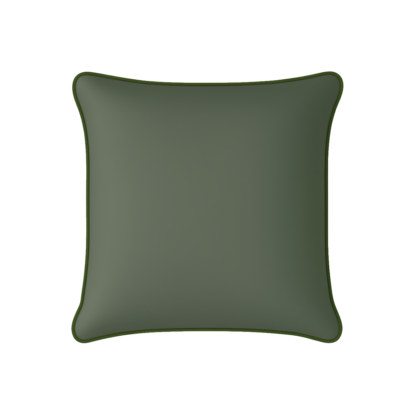 Mojo 45cm Solid Green Cushion Cover with Pipe