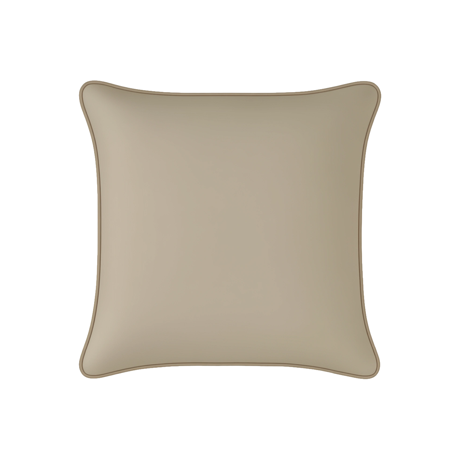 Mojo 45cm Solid Beige Cushion Cover with Pipe