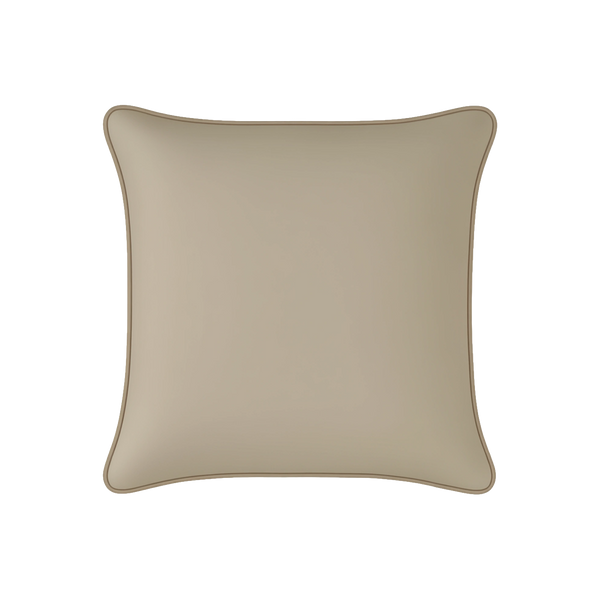 Mojo 45cm Solid Beige Cushion Cover with Pipe