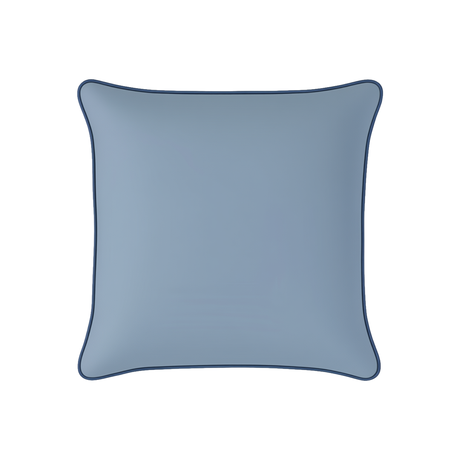 Mojo 45cm Solid Blue Cushion Cover With Pipe