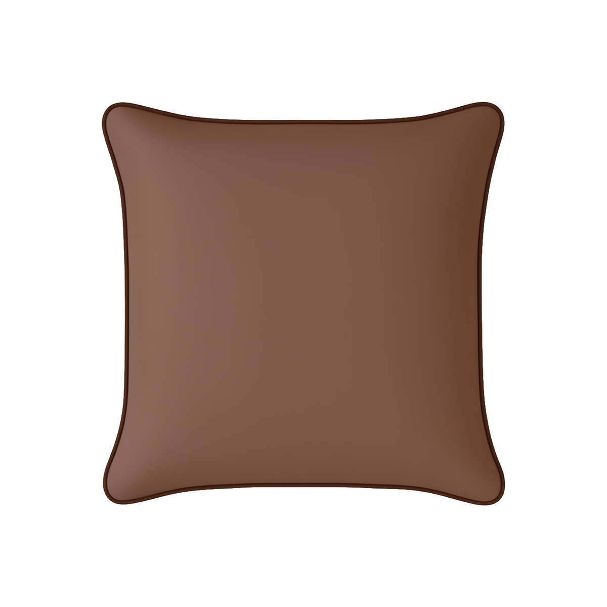 Mojo MJOC0384 45cm Solid Terracotta Cushion Cover with Pipe – earthy piped solid terracotta outdoor cushion cover