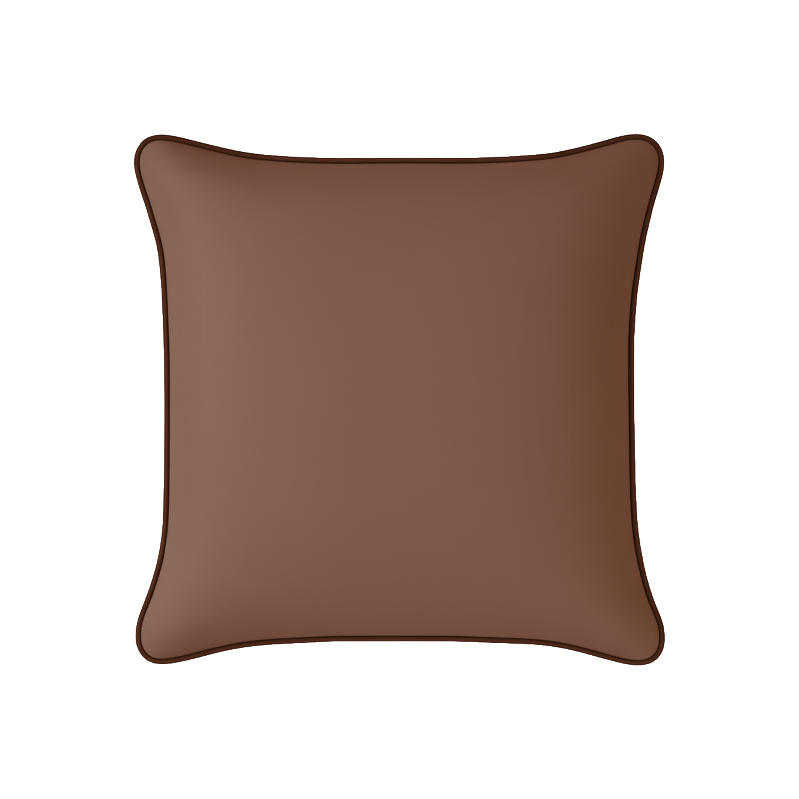 Mojo 45cm Solid Terracotta Cushion Cover With Pipe