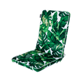 Mojo 46cm Green & White Foliage Outdoor Mid-Back  Cushion