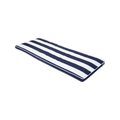 Mojo 116cm Blue & White Cabana Stripe Navy Outdoor Bench Cushion