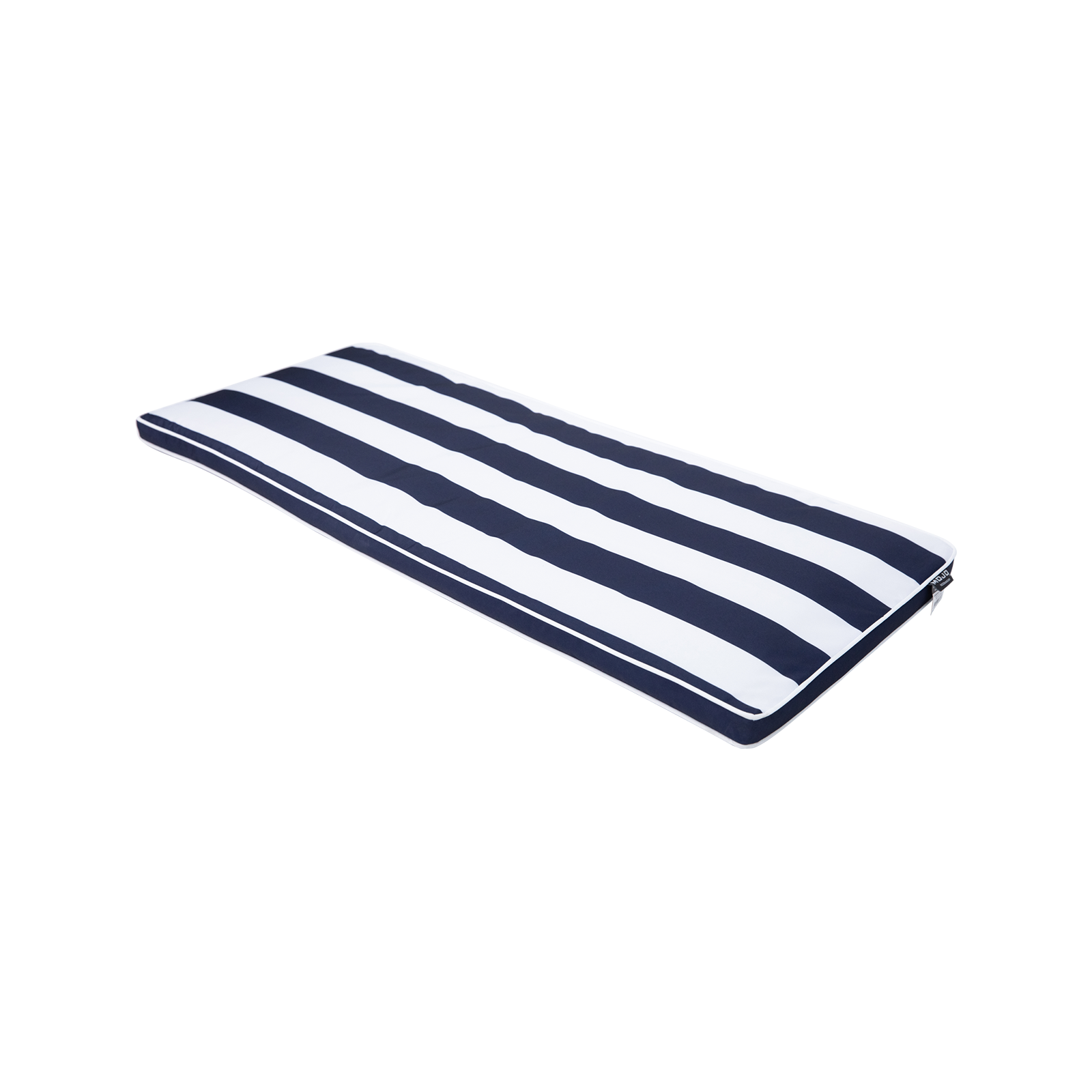 Mojo 116cm Blue & White Cabana Stripe Navy Outdoor Bench Cushion