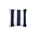 Mojo 45cm Navy Cabana Stripe Outdoor Throw Cushion