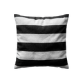 Mojo 45cm Black & White Striped Cushion Cover