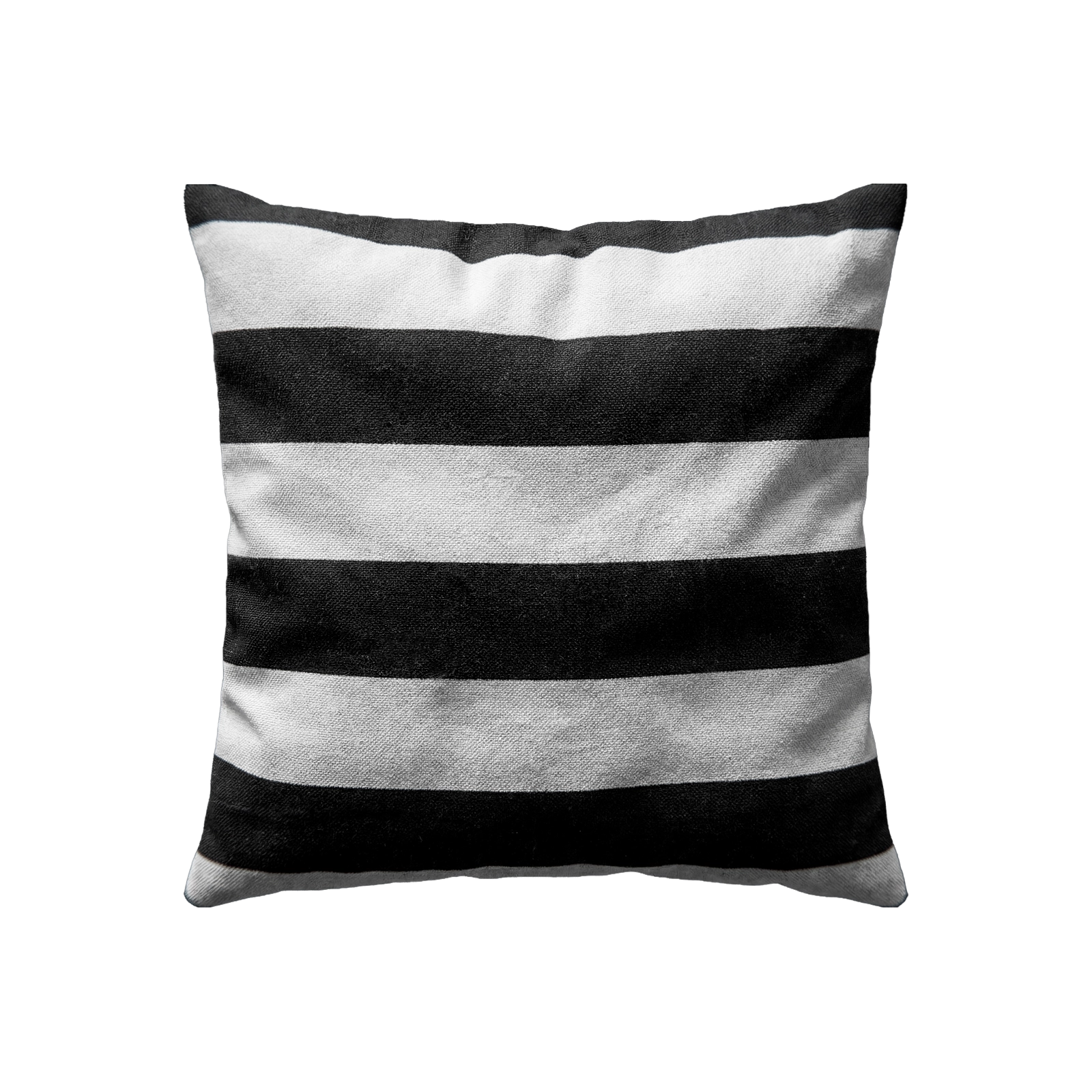 Mojo 45cm Black & White Striped Cushion Cover