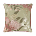 Mojo 45cm Botanical Olive Cushion Cover with Pipe