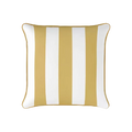 Mojo 45cm Cabana Stripe Yellow Cushion Cover with Pipe