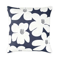 Mojo 45cm Floral Navy Cushion Cover with Pipe