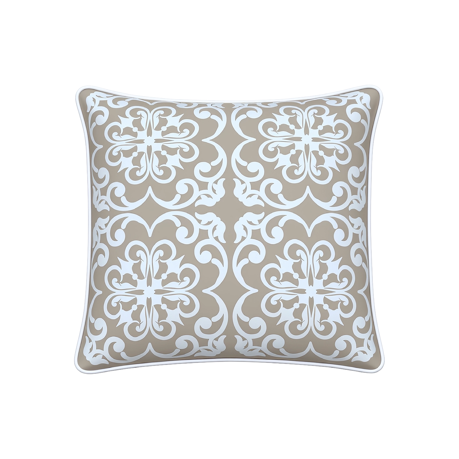 Mojo 45cm Moroccan Beige Cushion Cover with Pipe