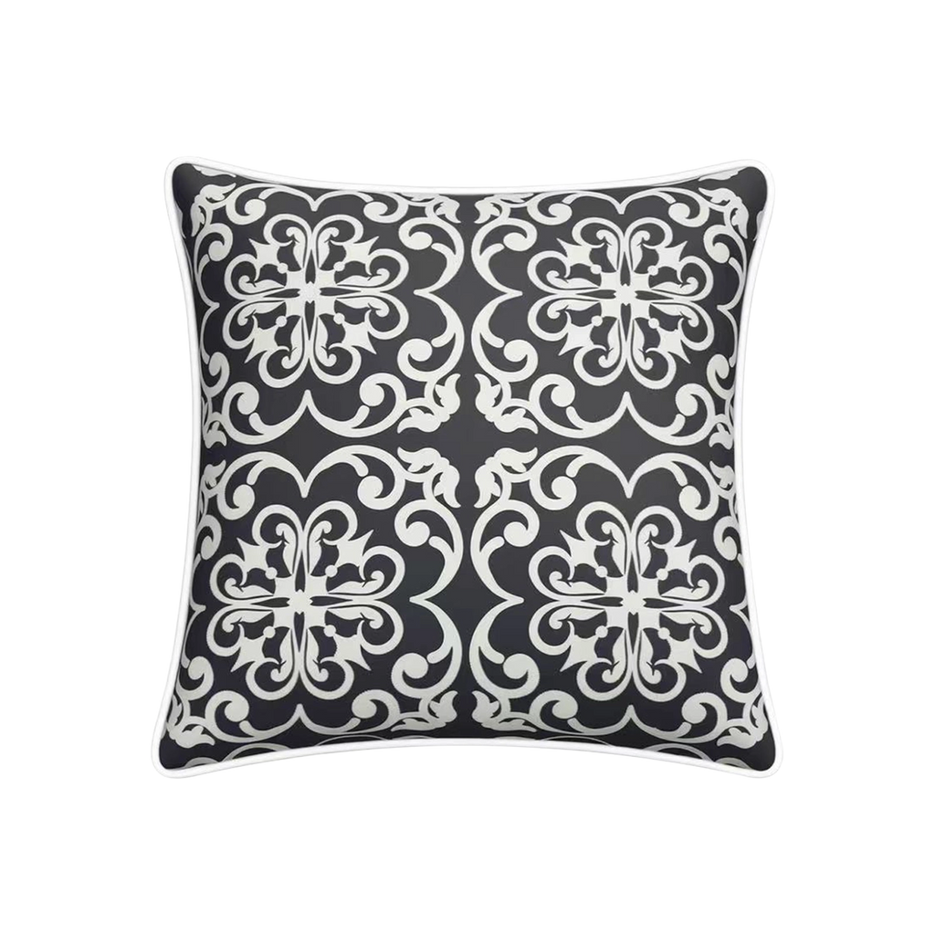 Mojo 45cm Moroccan Navy Cushion Cover with Pipe