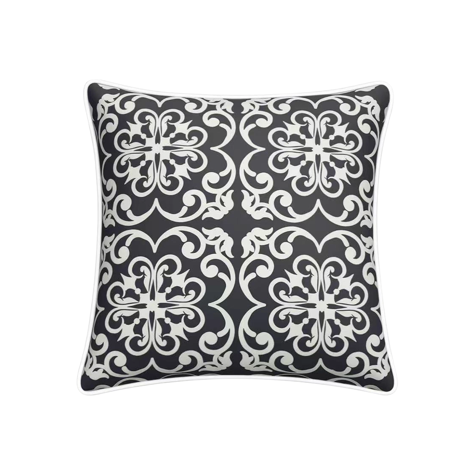 Mojo 45cm Moroccan Navy Cushion Cover with Pipe