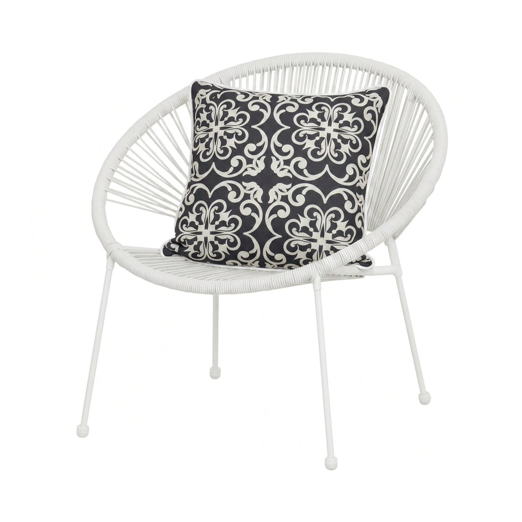 Mojo 45cm Moroccan Navy Cushion Cover with Pipe