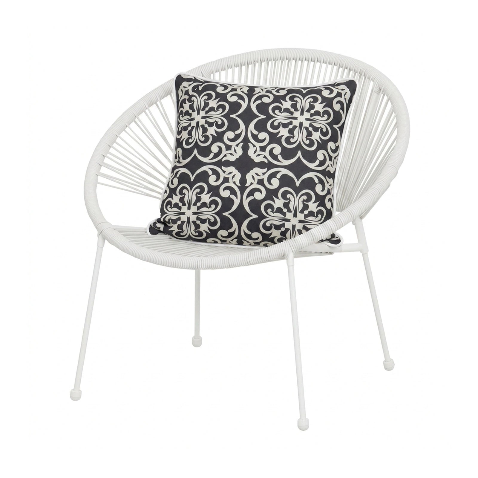 Mojo 45cm Moroccan Navy Cushion Cover with Pipe