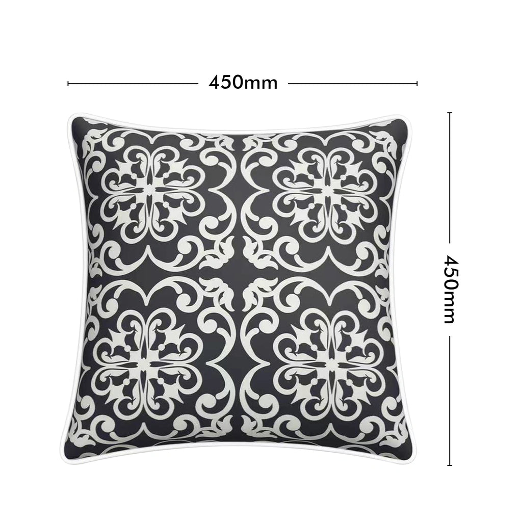 Mojo 45cm Moroccan Navy Cushion Cover with Pipe