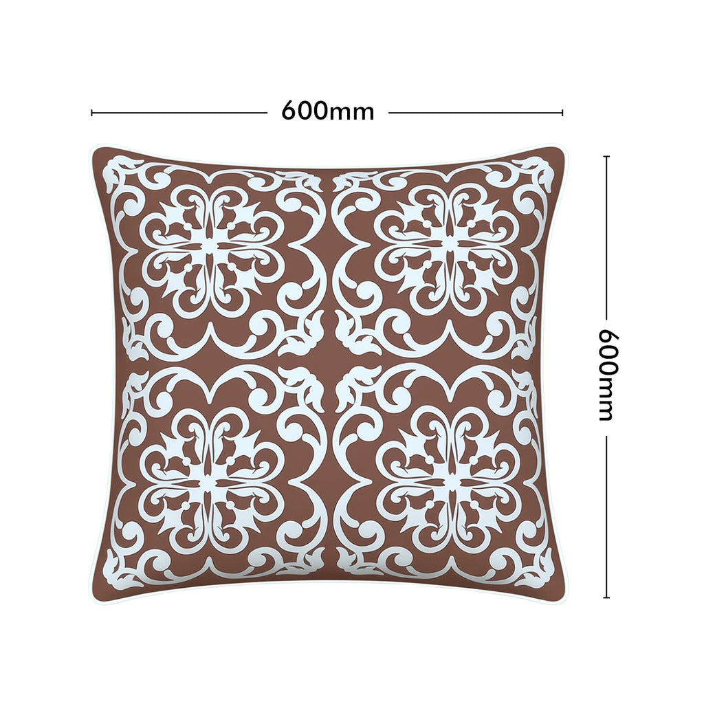 Mojo 45cm Moroccan Terracotta Cushion Cover with Pipe