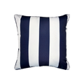 Mojo 45cm Navy Cabana Stripe Outdoor Throw Cushion