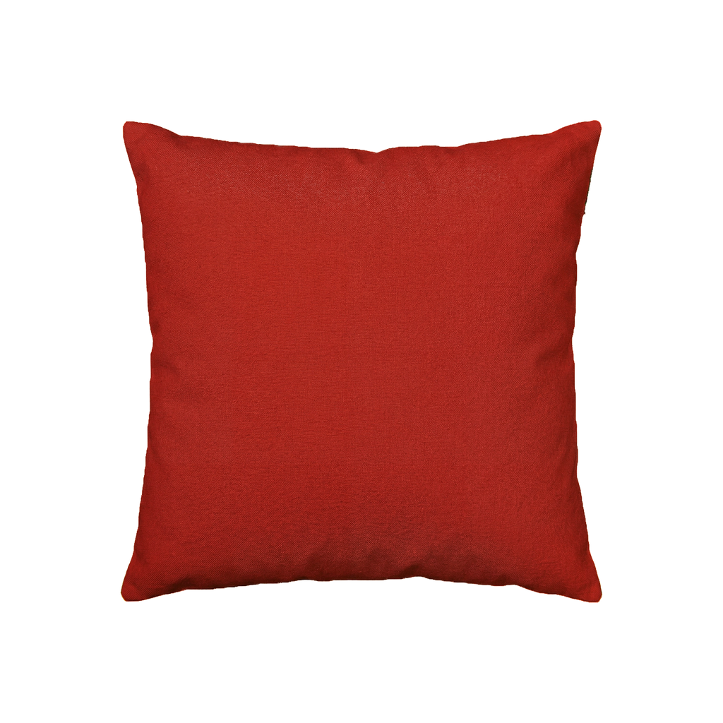 Mojo 45cm Red Solid Terracotta Cushion Cover