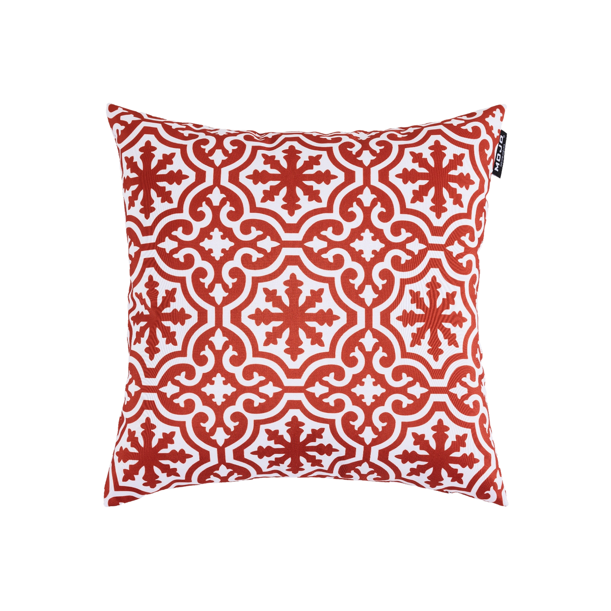 Mojo MJOC0213 45cm Marrakesh Terracotta Cushion Cover – vibrant terracotta Moroccan print outdoor cushion cover