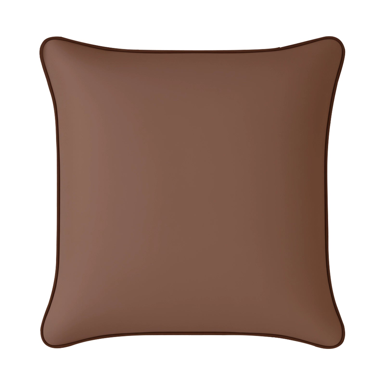 Mojo 45cm Solid Terracotta Cushion Cover With Pipe