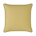 Mojo 45cm Solid Yellow Cushion Cover with Pipe