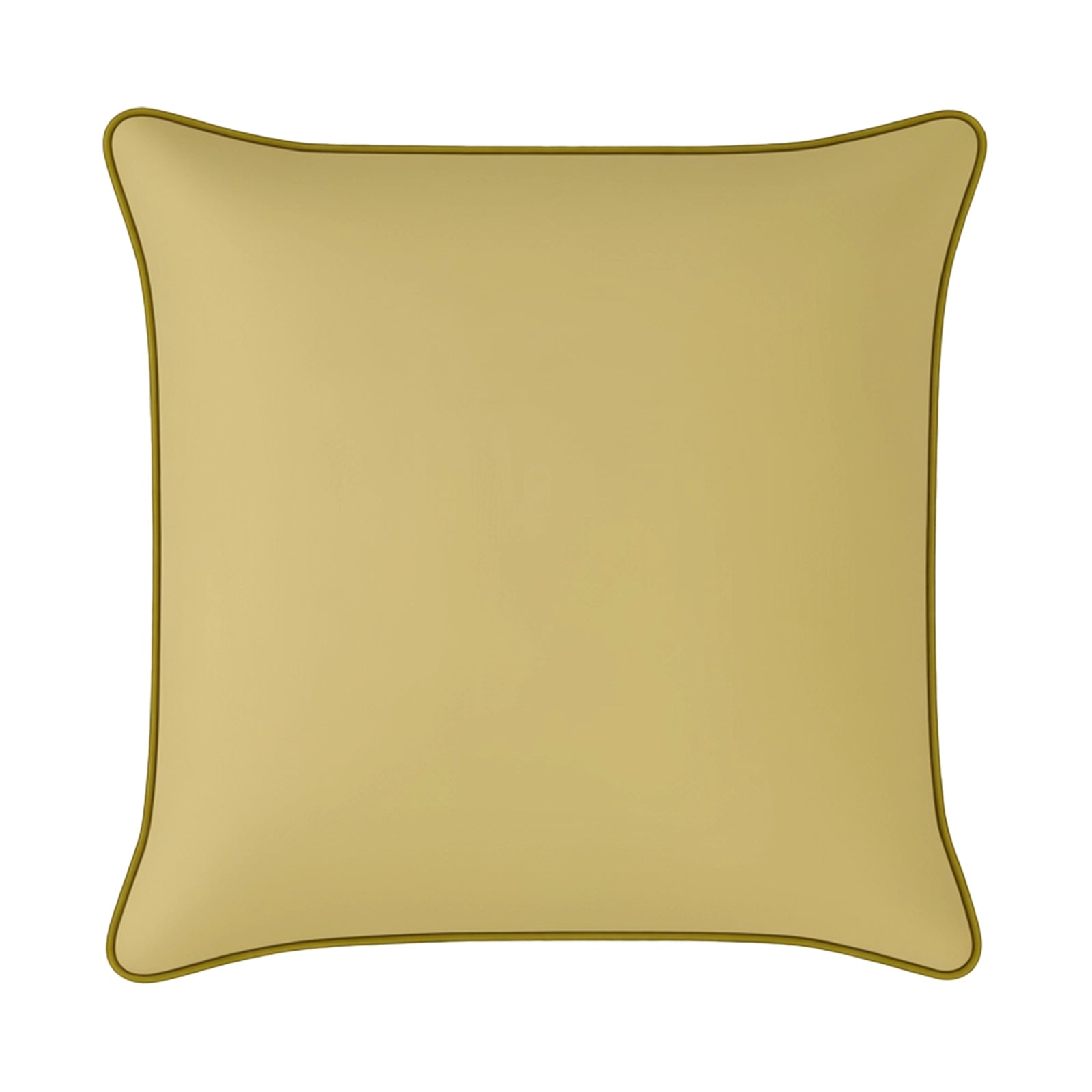 Mojo 45cm Solid Yellow Cushion Cover with Pipe