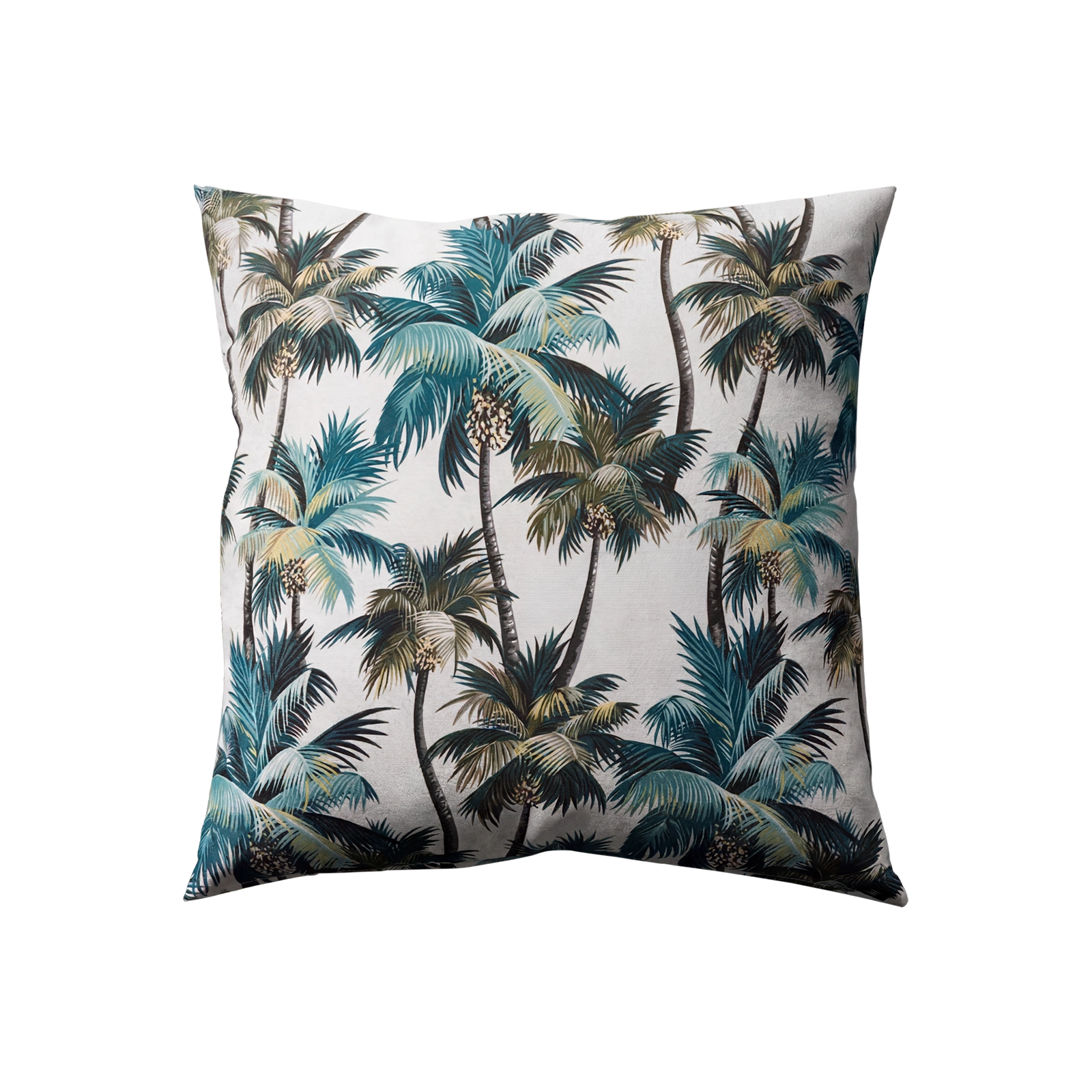 Mojo 45cm White L.A. Palm White Cushion Cover